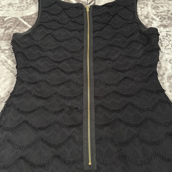 Guess Black Tiered Mini Cocktail Dress - Picture 5 of 8